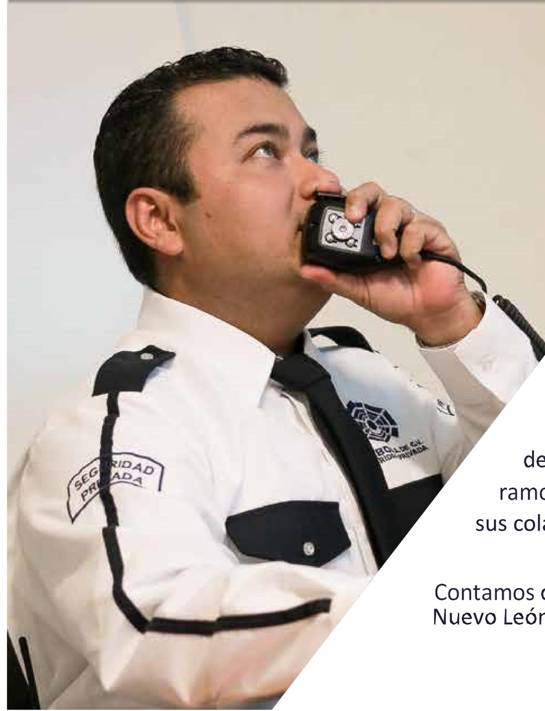 Elemento de seguridad de PIRBO en comunicación por radio